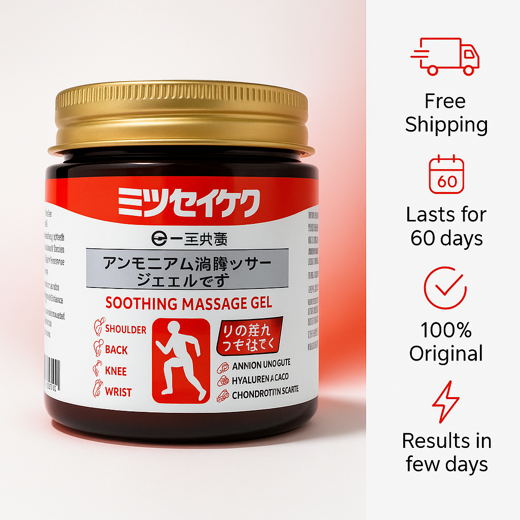 Instant Pain Relief Massage Gel | Japan Imported