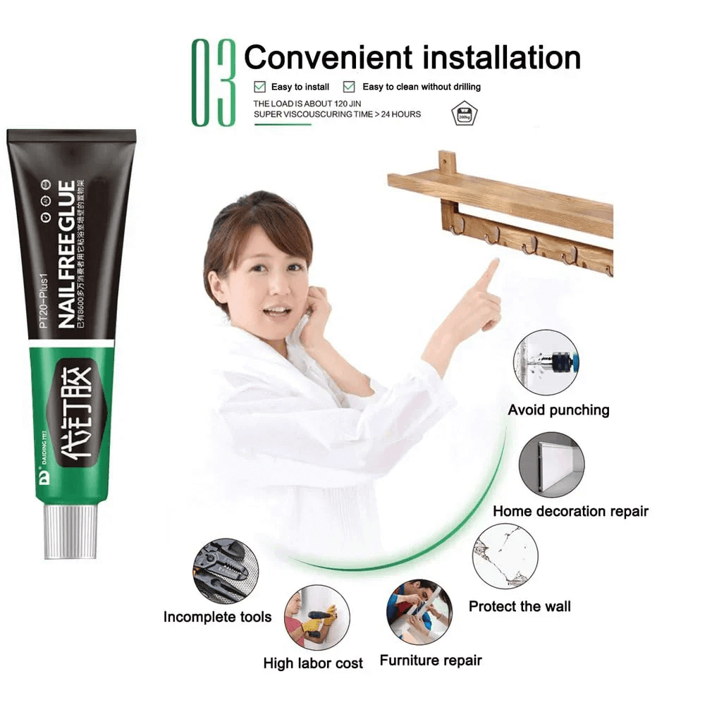 Japan-Imported Ultra-Strong Instant Universal Sealant Glue.