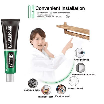 Japan-Imported Ultra-Strong Instant Universal Sealant Glue.