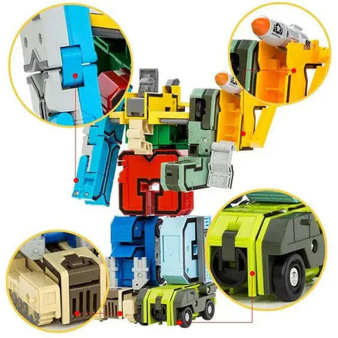 Digital Deformation Robot Toy 0-9 set