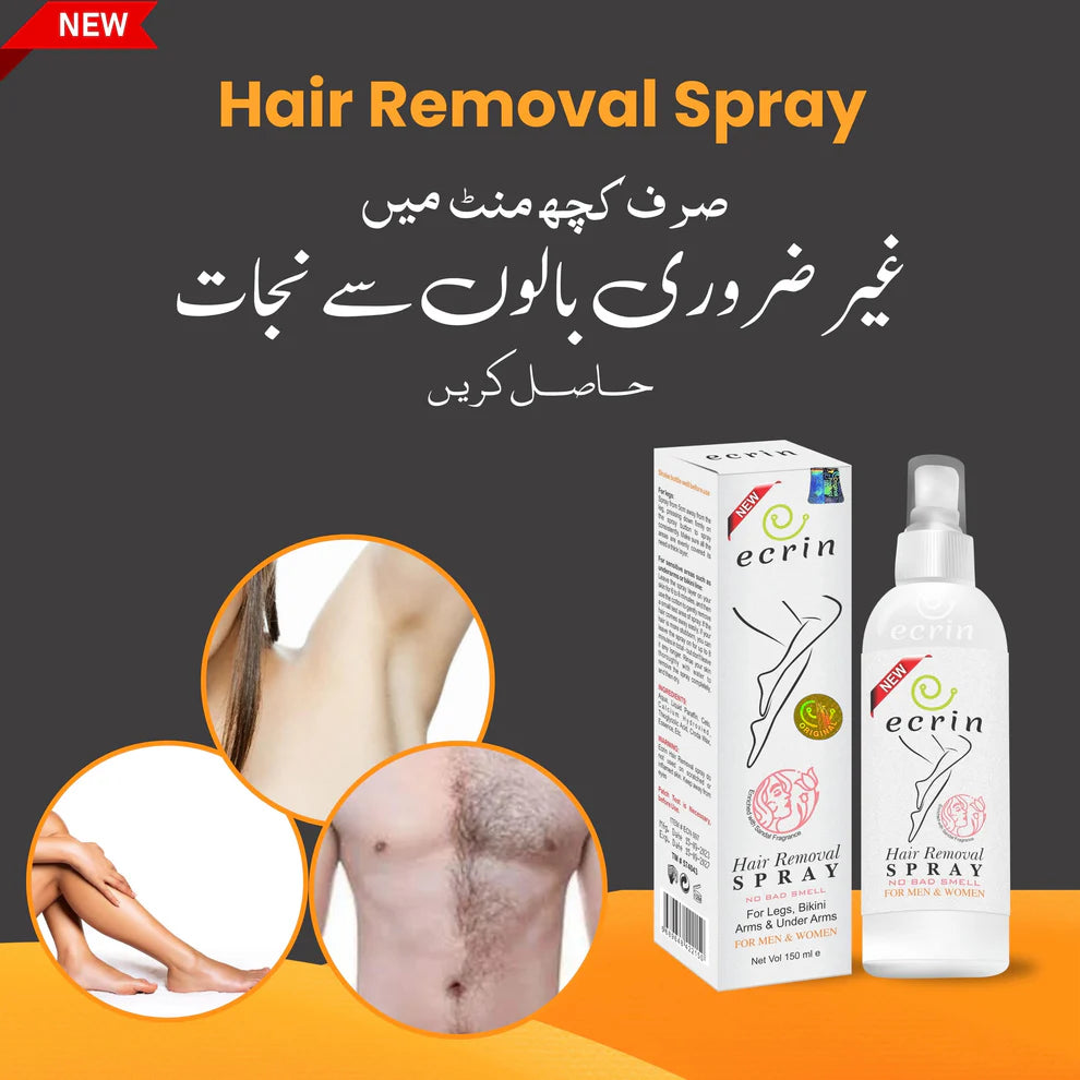 Hair Removal Spray | Removes Hair & Blocks Regrowth