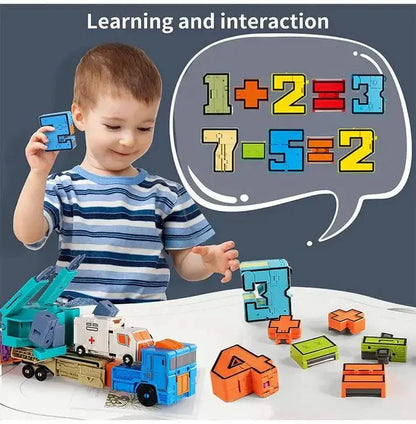 Digital Deformation Robot Toy 0-9 set