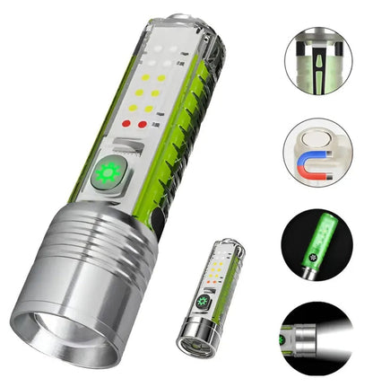 Multi-functional Powerful Flashlight with Currency Checker | Germany-Imported