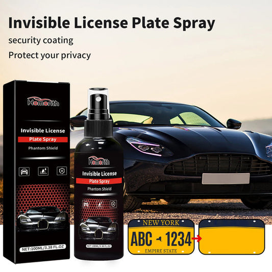 Car Number Plate Invisible Spray | UK-Imported