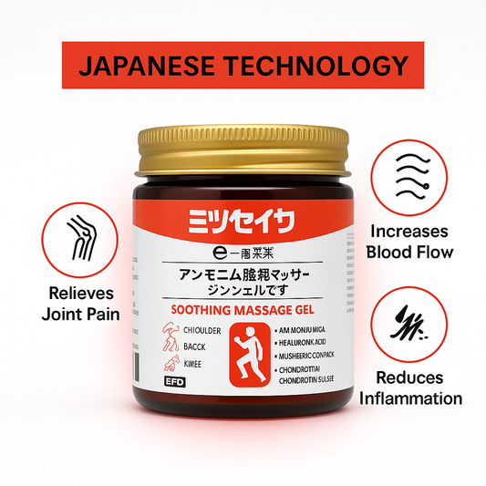 Instant Pain Relief Massage Gel | Japan Imported